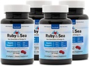 Marine Oil Supplement - All Natural Calanus Oil, Astaxanthin, Omega3 and Fatty Acids - Heart and Brain Health Nutritional Supplements - 4 Pack