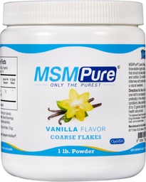 KALA EGÉSZSÉGÜGY Vanilla Ízesített durva MSM por Flakes - US- Made MSM a közös egészség, bőr megjelenés, és haj & körömtámogatás - 1 lb, szerves kén