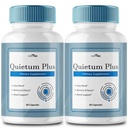 VIVE MD Quietum Plus Tinnitus Relief for Ringing Ears - Rapid Ear Ringing Relief, Clear Tinnitus, és Holisztikus Tinnitus kezelés 60 kapszula üvegenként (2 csomag)