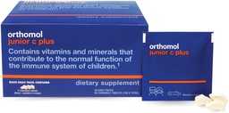Orthomol Immun Junior C Plus, Kid multivitamin, Tangerine Flavor, 30 napos ellátás