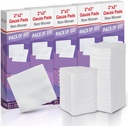 HEALQU 1000 Gaze Pad 2x2 "- Soft Non-Symbed 4- Ply for Tooth Extractions and Dental Procedures - Non-Sterile Square Sponges for First Aid, Surgical, & Weund Dressing (5 csomag 200)