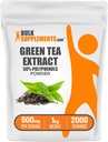 BulkSupplements.comgreen Tea kivonat por - 50% polifenolok kiegészítés, EGCG kiegészítők - Glutén mentes, 500 mg per szerving, 1 kg (2,2 kg) (1-es csomag)