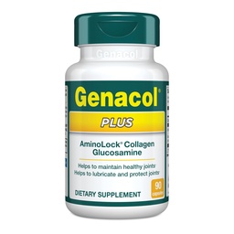 Genacol Plus - Glucosamin és kollagén kiegészítés, Ultra- hidrolizált kollagén peptidek, Eázis Közös Mozgalom, Kartondoboz, 90 kapszula (30- napos ellátás)