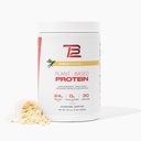 TB12 Növényalapú fehérje por Tom Brady, 24 g Vegán Borsó fehérje, Alacsony cukor, Alacsony szénhidrát, Non-GMO, Étkezési csere, Keto Friendly, Paleo, Sugar Free, Vanilla Flavor (30 szervíz / 2,12 font)
