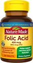 Természet Made folic Acid 400 mcg (665 mcg DFE) tabletta, 250 gróf (csomagolás május Vary)