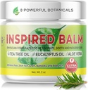 Extra Erő Tea Tree Balm for Skin - Athletes Foot Cream - Jock Itch Cream for Men & Women - Ringworm Cream - Ideális Itchy, száraz bőr - Gyors hatású orvos Formulált Tea Tree Foot Cream (2oz)