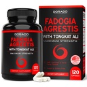 Fadogia Agrestis és Tongkat Ali Supplement Performance Blend - (120 kapszula) - Maximális erő - Drive, Athletic Performance & Muscle Mass - Gluten Free, Non-GMO, Vegan Capsules - USA Made