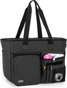 Trunab Tanár Tote Bag Work Bag több zsebbel és párolt kompozit akár 15.6 "Laptop