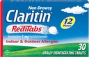 Claritin RediTabs 12 órás allergia gyógyászat, nem-fulladásos receptre kapható Allergia Relief, Lorenzia Antihisztamin tabletta, 30 gróf, 2 csomagot tartalmazó csomag
