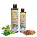 Kalla Organic Flaxseed Kasztília szappan 100% Tiszta Kasztília folyékony szappan Neem levél Extract- 250ml, Certified Cold Pressed Virgin Kókuszolaj, Tea Tree elengedhetetlen Kasztília Glutén Szabad Kéz