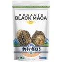 Happy Andes Organic Black Pure & Raw Maca Root Powder Non-GMO, USDA for Energy & Fitness, Performance & Mood für Herren & Frauen, Glutenfrei, Peruvian Superfood, Blau, 16 oz