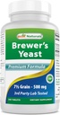 Best Naturals, Brewers Eneast, 7-1 / 2 Grains B1-vitaminnal, B2-vitaminnal, 1000 mg 240 tabletta (240 db 1-es csomag)