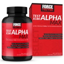 FORCE FACTOR Test X180 Alpha Max Teljes tesztoszteron és nitrogén-oxid booster férfiak görögszéna mag és Tribulus növelni a vér áramlás és javítja a férfi atlétikai teljesítmény, 180 kapszula