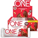 One Protein Bars, Mogyoróvaj Kupa, glutén mentes 20 g fehérje és 1 g cukor, Pantry Staples, 2.12 oz (12 gróf)