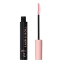 e.l.f. Lash 'N Roll Mascara, Curling Mascara Láthatóan megemelt pillák, emelők és elválasztó pillák. Long- Lasting Formula, Vegan & Cruelty- Free, Pitch Black