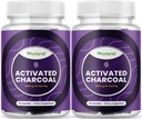 Aktivált Charcoin Pills Detox & Cleanse - Kókusz kapszulák tisztítása 1200 mg per per adag a puffadás enyhítésére - Aktív méregtelenítés Kiegészítés test & Gut Health - 90 Count - 2 Pack