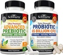 65 Millió CFU Napi probiotikus kiegészítés (1 hónapos ellátás) Plus Advanced Prebiotic Gut Health Supplement (1 hónapos ellátás)