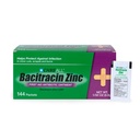 CareAll Bacitracin Antibiotikus Cink Ointment (144 Pack), 0.9gr Foil Packet. Elsősegély kenőcs, hogy megelőzi a fertőzések kisebb vágások, horzsolások és égések