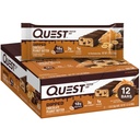 Quest Táplálkozás Töltött csokoládé Mogyoróvaj Protein Bárok, 18g fehérje, 1g cukor, 3g Net szénhidrát, glutén mentes, 12 gróf