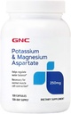 GNC Kálium és magnézium-aszpartát 250mg kiegészítés, segít szabályozni a víz egyensúlyát, 120 szervadékok