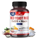 Ultra Red Yeast Rice CoQ10 - Általános egészség előmozdítása Niacinnal, L- Argininnel, L- citrullinnel (90 Count (1-es csomag))