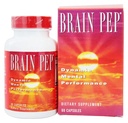 Natural Balance Brain Pep | Brain Funktionsergänzung mit Ginkgo Biloba, Kola Nut | Hilft Unterstützung verbesserten Gedächtnis, Fokus & Mental Clarity | 60 Kapseln