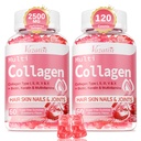 2 Pack Sugar Free Collagen Gummees for Women & Men
