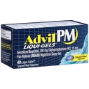 Advil PM Liqui- Gels Fájdalom Éjszakai alvás, 40 Liqui- Gels (2-es csomag)