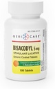 GeriCare Bisacodyl 5 mg Laxative Coated Tabletta 124; Generikus Dulcolax- 124; Stimulant Laxativatives 124; Gentle Overstation Relief 100 Count (1-es csomag)