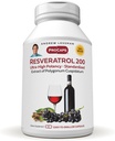 ANDREW LESSMAN Resveratrol- 200mg - 30 kapszula - Vörös bor jótékony hatása, természetesen antioxidáns, alkohol nélkül. Adalékanyagok szabad