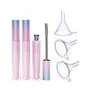 3 Pieces 7ml Luxus újra használható üres Mascara csövek szempillasor és üres üveg tartály tartály szempilla növekedési olaj Mascara a kefe és 3 tölcsér Otthon és utazási Használja rózsaszín gradiens