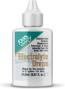 Keto Chow Electrolyte Hydration Drops - Keto Diets & Intermittáló böjt - Immuntámogatás - Gluten & Sugar Free - Nátrium, Magnézium, Kálium & Trace Minerals - Ízesítetlen - 0,83 fl oz
