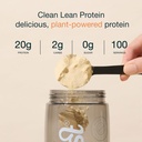 Nuzest - Borsó fehérje por - tiszta lean fehérje, Premium Vegan növényi alapú fehérje por, Tejmentes, glutén mentes, GMO mentes, fehérje shake, gazdag csokoládé, 100 szerváció, 5,5 lb
