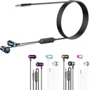 Fülhallgató Mikrofonnal, 5 Pack Vezetékes fejhallgató erős nehéz Bass, magas meghatározás, fülhallgató 3.5mm Jack