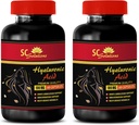 Anti-Aging kapszula arc - HYALURONIC Acid Pills 100 mg - hialuronic Acid kiegészítők szemek - 2 palack 120 kapszula