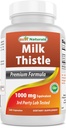 Best Naturals Milk Thistle Extract 1000mg egyenértékű - 240 kapszula - Non-GMO & Gluten Free (240 darabos csomag 1)