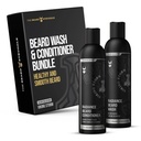 A Beard Struggle - Radiance Beard Wash & Condícioner Bundle - Silver Collection - Pack of 2, Viking Storm - Nourish, Cleanse, Softens, & Consiens Beard - Beard Wash and Conderer for men
