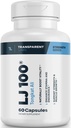 Átlátszó Labs LJ100 - Eurycoma Longifolia Tongkat Ali kivonat 100mg kapszula Lean Testtömeg, Erő, és teljesítmény növelése - 60 gróf