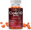 High- Absorption CoQ10 200 mg - Glutin- Free Softgels for Heart, Stamina & Brain Support - 60- napos ellátás, 120