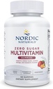 Nordic Naturals Zero Sugar Multi Gumies - Vegetáriánus Multivitamin Supplement - Passionfruit Mango - 60 Pectin- Based Gumies - 12 Essential Vitamins for Surfast - Non-GMO - 30 Servings