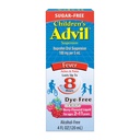 Gyermekek Advil fájdalom enyhítő és láz csökkentő, Dye Free és cukor mentes Ibuprofen orális szuszpenzió, Berry ízesített - 4 Fl Oz