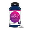 MD Life L- Metilfolát 12, 5 mg kiegészítés - Professional- Grade Active L Metilfolát kiegészítés - 60 kapszula - L- Metilfolát 12, 5mg - Maximális potencia MTHFR W / Essential Amino Acids