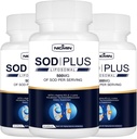 Szuperoxid diszmutáz kiegészítés 500 mg - SOD Plus liposzómás glutationnal, AKG, zöld tea kivonat, L- Arginin, lizin, rezveratrol és E-vitamin immuntámogatásra, antioxidáns 180 kapszula