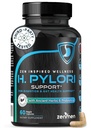 Zenmen H. Pylori Support Affair124; Lactobacillus Reuteri probiotic Mastic Gum Digestion & GI Health - Harmadik fél tesztelt, 60 Vegan kapszula, Készült az Egyesült Államokban