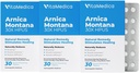 VitaMedica Arnica Montana Blister Pack 30X Tablets für Bruising Schmerz und Schwellung | Pflanzenbasierte Formel | Empfohlen von Plastic Surgeons | Natürliche Erholung Chirurgie oder Verletzung | 3 Pack | 45 Servierungen
