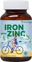 Eisen mit Zink & Folsäure Tablets | Pflanzenbasierte Eisen Folic Zink | Eisen Ergänzungen für Anämie | Erhöht Energie und Stärke Enhance verbessert Gehirn Funktion | Erhöht sportliche Leistung