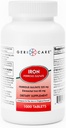 GeriCare Ferrous Sulfate 325 mg, Elemental Iron 65 mg High Potency Iron Supplement 124; Ételkiegészítés 1000 Count. (1-es csomag)