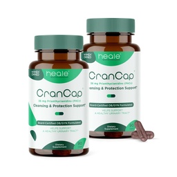 Áfonya tabletták - Vizeleti Tract Health Cranberry kiegészítés - 36 mg erős csomag - Nem GMO, Vegan, glutén mentes - Heale - 180 kapszula