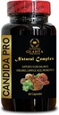 Candida PRO Complex - kaprinsav, női és férfi probiotikumok, emésztési egészség, Candida assist, fekete dió, Wormwood - 1 palack