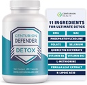 Centúrion Defender Detox, Máj Cleanse Detox & javítási kiegészítés Foszfatidilkolinnal, B6-vitaminnal, foláttal, L- metioninnal és R- lipoinsav, 180 Caps